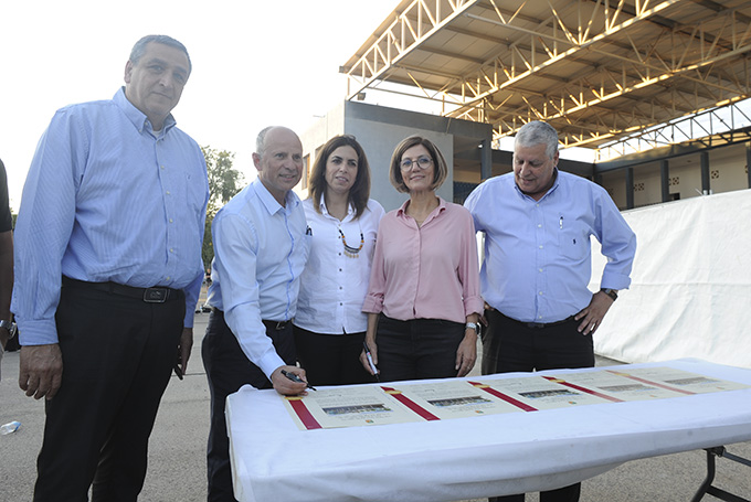 הונחה אבן הפינה להקמת בית ספר חדש ע